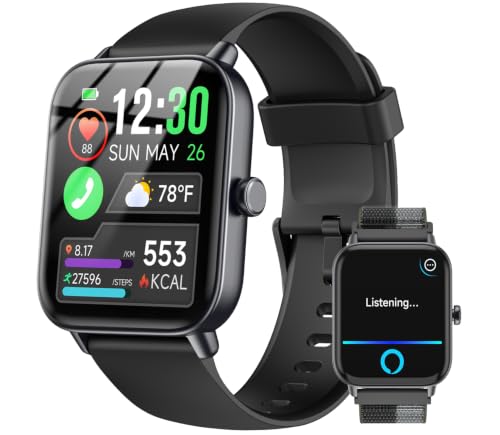 Smart Watch for Women/Men, Bluetooth Calling, Alexa built-in, iOS Android