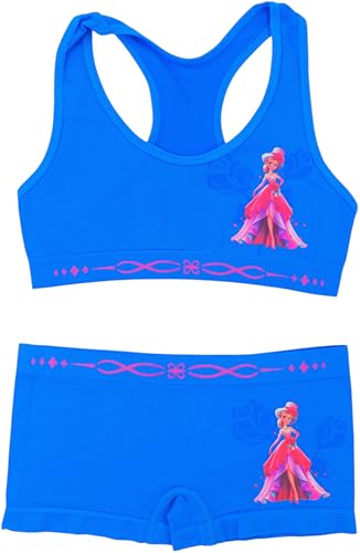 ToBeInStyle Girl's Pack of 6 Racerback or Cami Style Training Bra Tops & Matching Boyshort Bottoms3