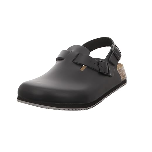 Birkenstock Original Tokyo Leather Narrow Width, Black 42 Normal