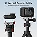 Magnetic Quick Release Mount Adapter Compatible for Insta360 Go Ultra Camera Accessories Metal Extension Base Bracket with 1/4
