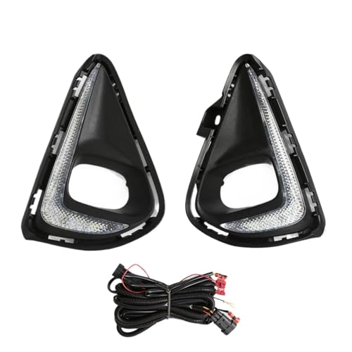 Car Daytime Running Light White DRL For Toyota Corolla Axio 2018 2019 2020 2021 Yellow Turn Signal Lamp LED Fog Lamp 12v(DRL)