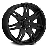 Ultra Wheel 238B Gauntlet Black Wheel with Painted (17 x 9. inches /6 x 135 mm, 25 mm Offset)