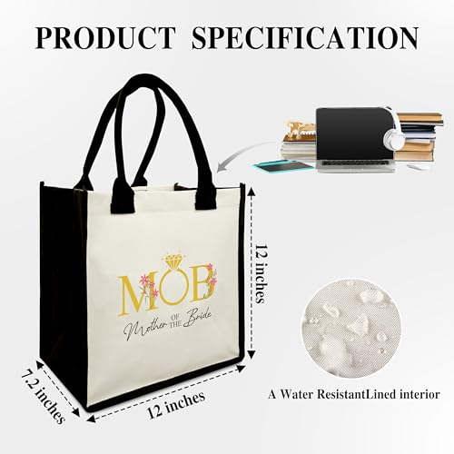 Bride Shower Shoulder Beach Bag - Wedding Canvas Tote Bag Gifts2