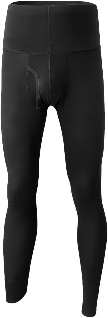 Sous-Vêtements Thermiques Homme Taille Haute - Pantalon Long Chaud Coton Automne Hiver Base Layer Leggings