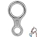 Snowtain Descensor de 8 Anillos,Engranaje de Escalada 35KN 8 Descendente Escalada Descensor Descensor Rescate Fuerte Dispositivo de Rescate,para Escalar Escalada de Cuerda de Descenso de Cuerd
