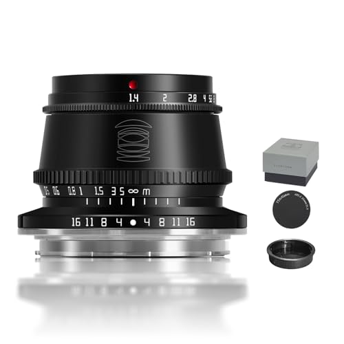 Image of TTArtisan 35mm F1.4 APS-C Manual Focus Lens for Leica L Mount Camera T TL TL2 CL and FP FPL S1 S1M S1R S1RM S1H S1K S5 S5K S5C (APS-C Mode) Black