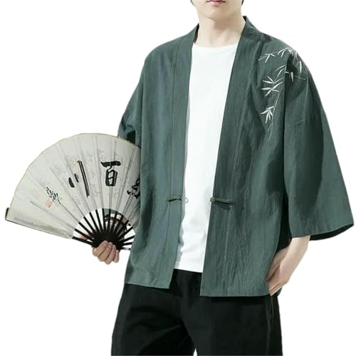 Chemise de loisirs haori et cardigan d'été homme coupe kimono