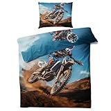 【Douce et agréable au toucher】 Sets de housses de couettes est fait à 100% microfibre (110 g/m²). Le tissu microfibre brossée les rend doux, respirant, léger, résistant à la décoloration, résistant à la ride et protège contre tout rétrécissement après le lavage