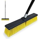 EDS 45,7 cm großer kommerzieller Gartenbesen, robuste Gartenbürste mit steifen Borsten und langem...