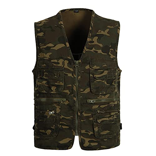 Gilet de pêche multi poches 6XL pour bouger librement