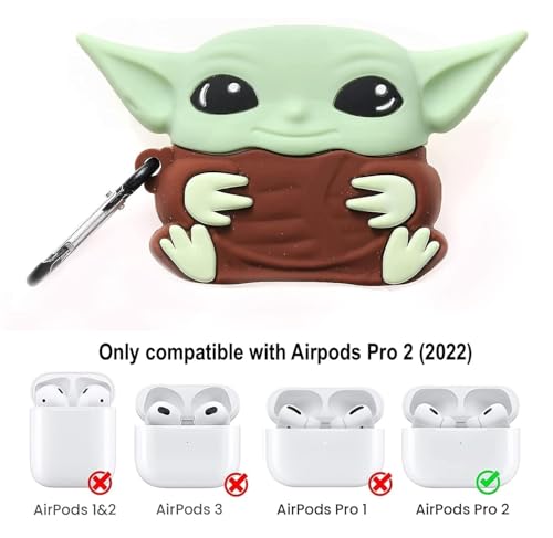 Image of YODI Case Cover for Airpods Pro|Pro 2|Airpods Pro 3|Airpods 4 Pouch, Silicone Cases with Cleaner Kit 360 Drop Protection,Shock-Resistant ((Yodi), Airpods Pro /Pro 2)