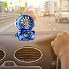 Cute Car Air Freshener - Solar Powered Rotating Car Air Freshener - Solar Energy Rotating Scent Dispenser, Robot Design For Enhanced Vehicle Ambiance #1