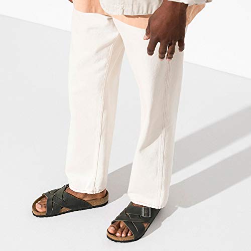 Image of Oiled Leather Lugano Sandals by Birkenstock