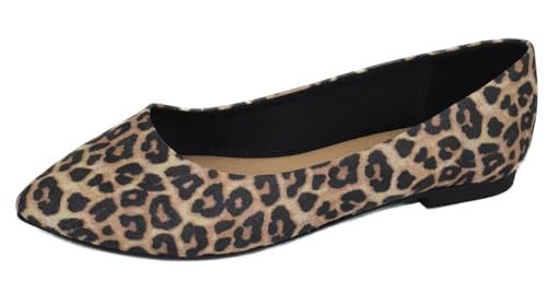 Soda City Classified Women Casual Flat Office Shoes Wide Width Fit Pointy Toe W-Hold