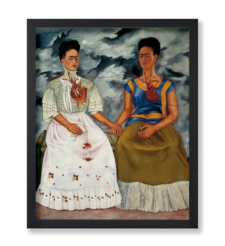 Poster Master Frida Poster - The Two Fridas Print - Magic Realism Art - Mexican Painter Art - Gift for Men & Women - Great Wall Decor for Dorm, Office, Living Room or Bedroom - 8x10 UNFRAMED Wall Art