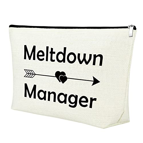 Daycare Teacher Gift Makeup Bag Daycare Provider Gift for Women Cosmetic Bag Appreciation Gift Babysitter Thank You Gift Childcare Provider Gifts Childhood Educators Gift Teacher's Day Birthday Gifts