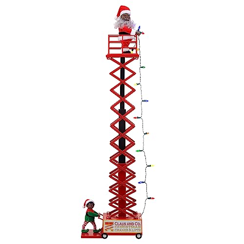 Mr. Christmas Animated Lift - Black Santa