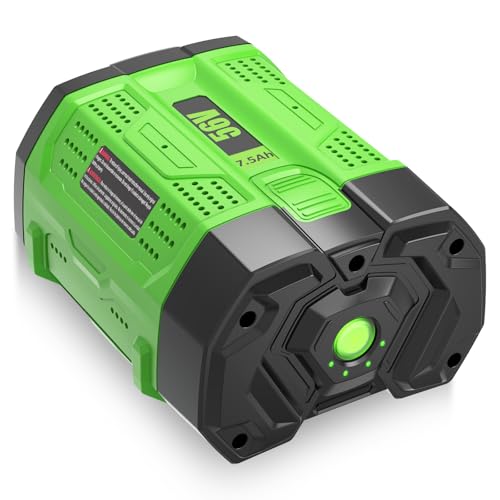 Image of 1Pack 7.5Ah 56Volt Battery Replacement for EGO Battery(Green) | Compatible with EGO 56V BA1400T BA2800T BA4200T BA2240 Battery Power Tools