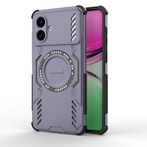 Coque Samsung S26 Plus antichoc rigide violette fine solide avec support intégré