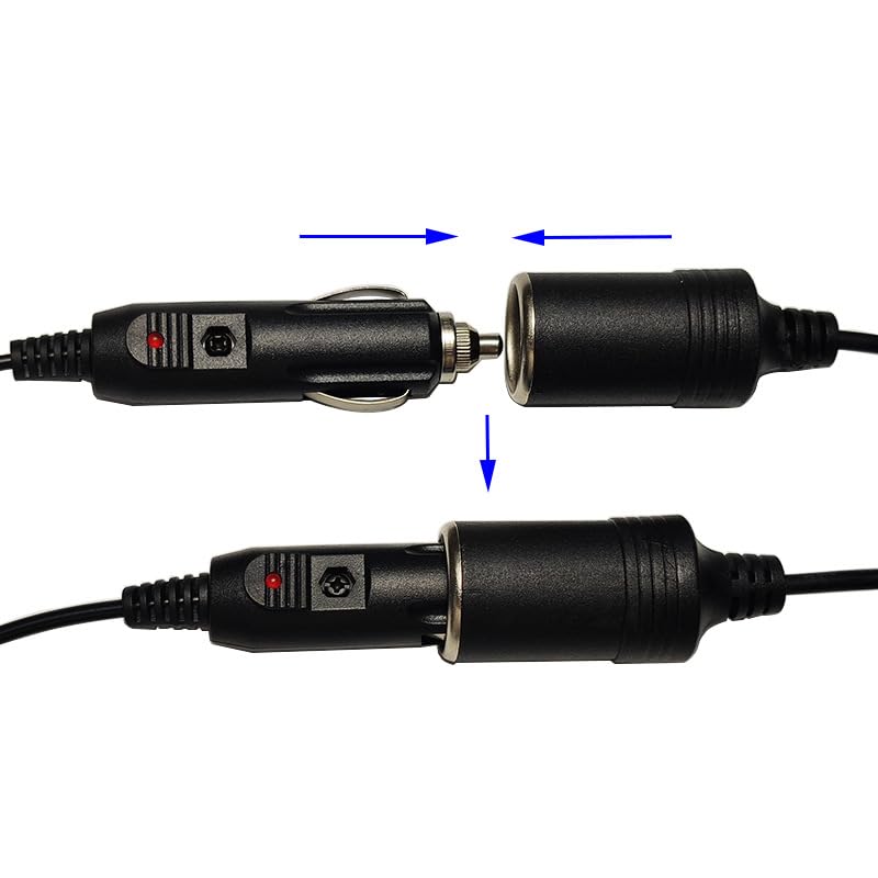 Amazon.com: QIANRENON 12V-24V 2A DC 3.5mm x 1.35mm Car Charger Cable Cigarette  Lighter to 90 Degree DC Car Charger Auto Power Supply Cable,2m(6.6ft) :  Automotive