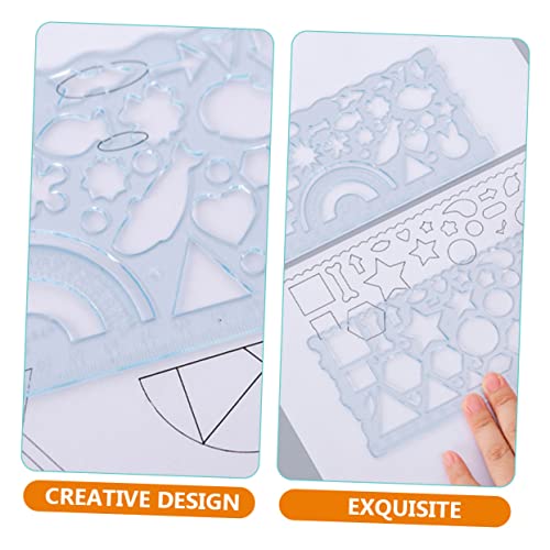 Didiseaon 24 Pçs Estocagem Suprimentos De Design De Álbum De Recortes Geométricos Ferramentas Esboço