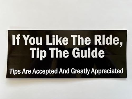 Five Star Graphics (2 Pack) Tip The Guide Sticker Vinyl
