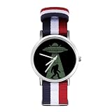 Bigfoot UFO Abduction Believe - Orologio sportivo per uomo e donna, cinturino in nylon, orologio analogico al quarzo, Stile:, regular, Cinturino