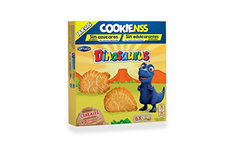 ARTIACH Dinosaurus galletas de cereales con vitaminas sin azúcares caja 185 gr Cover