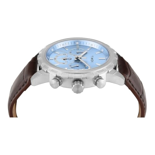 Image of TIMEX Round 44mm Blue Dial Analog Men Watch - TWEG39500