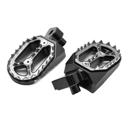 Repose-pieds larges pour YZ250 assurant un grip antidérapant maximal