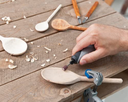 Dremel 2050-15 Stylo+ Versatile Craft Rotary Tool, Wood Carving Detail Tool With Dremel 729-01 Carving & Engraving Rotary Tool Accessories #TOP3