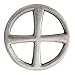 1000 Flags Celtic Sun Cross Cut-Out Pewter Pin Badge