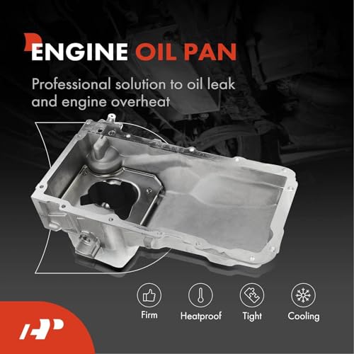 Image of A-Premium Engine Oil Pan Sump with Gasket Compatible with - 1999-2006- Chevrolet Silverado Express 1500 2500 3500 Tahoe Suburban, GMC Sierra Savana Yukon, LS Engine 4.8L 5.3L 6.0L
