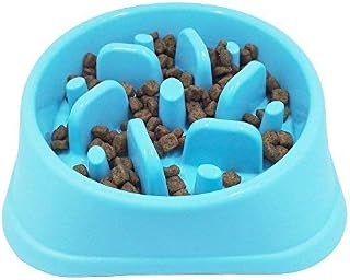JASGOOD Dog Feeder Slow Eating Pet Bowl Eco-Friendly Durable Non-Toxic Preventing Choking Healthy