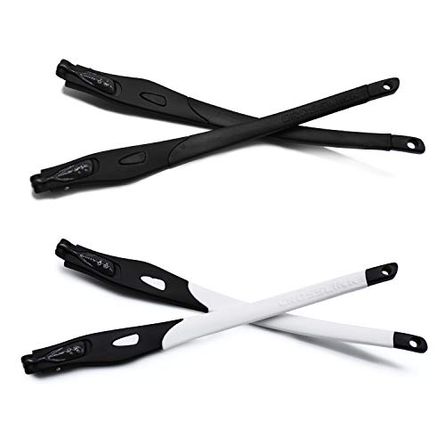 Branches Oakley Crosslink rechange noir blanc pour monture cadre de lunettes
