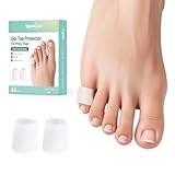 Wwlnove - Protectores de silicona para dedos de los pies, 12 unidades