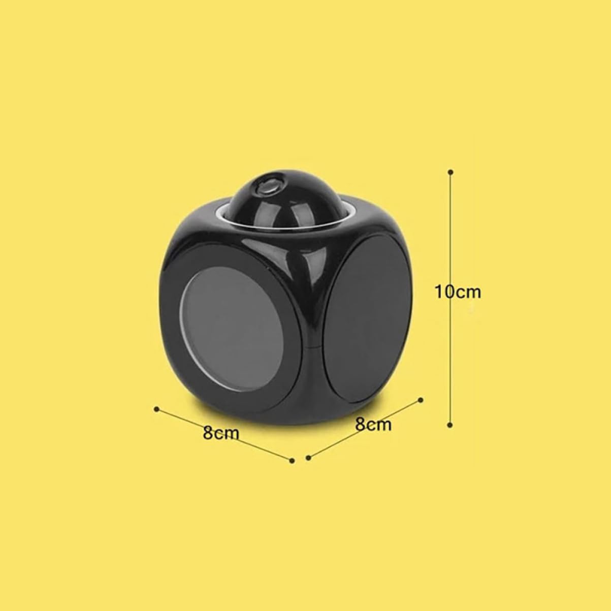 Levemolo Multifunctional Projection Digital Alarm Clock with Led Display Voice Talking Function Snooze and Hourly Chime Black