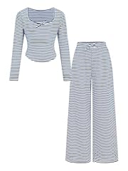 Blue and White Striped