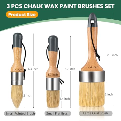 Coatpro Twools FBS3PCS01 Chalk And Wax Paint Brush Set thumb #5
