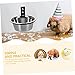 balacoo 3 Sets Wall Mounted Elevated Dog Bowl Wall Kitten Bowl Elevated Pet Feeder Dog Water Dispenser Hanging Pet Bowl Elevated Water Bowls Cat Food Basin Puppy Stainless Steel Dog Food