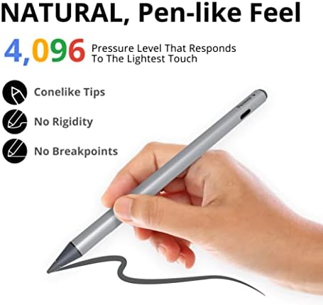 Penoval USI 2.0 Stylus Pen for Chromebook, 4096 Pressure, Magnetic, for Google Pixel Tablet, Amazon Fire Max 11, Lenovo Chromebook Duet, HP Chromebook X360 14b Spare Tips Included