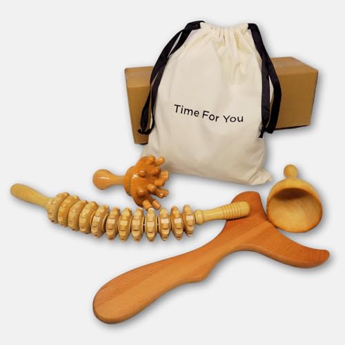 Maderoterapia Kit - Masajeador Anticelulitico - Maderoterapia Celulitis Piernas y Gluteos - Masajeador Corporal
