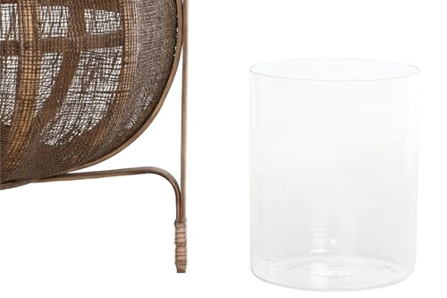 PORTAVELA BAMBU LINO 35X35X47 NATURAL MARRON