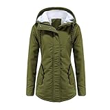 Cette parka épaisse est élégante et élégante, avec un cordon de serrage réglable à la taille, offre plus d'espace dans la partie de la taille et pour un ajustement flatteur en hiver, ce qui peut montrer votre belle silhouette même en hiver. Deux grandes poches chauffe-mains sur le devant offrent plus de chaleur et vous protègent contre le vent fort ou la neige ou mettez vos effets personnels