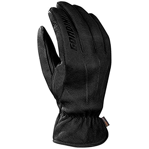 Gordini Men's Standard Deerskin Lavawool Glove, Black, Medium