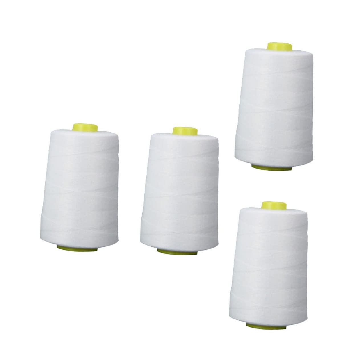 Homoyoyo 4piezas Línea De Paquetes Hilo De Coser Unidades Hilo De Poliéster Máquina De Coser Para Costura Manual y Cierre De Bolsas