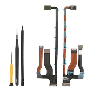 RongZy for DJI Mini 2 Ribbon Cable Replacement for DJI Mavic Mini/Mini SE/Mini 2 SE Gimbal Flex Flat 3 in 1 Cable Ribbon Cable Drone Accessories Part with Repair Tools