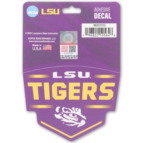 Louisiana State University Badge Adhesive Vinyl Decal
