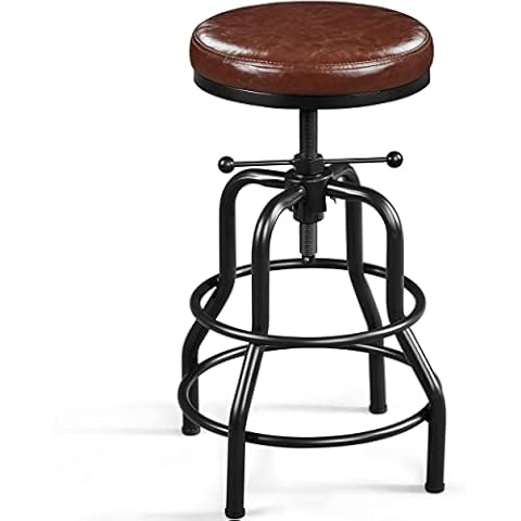 Yaheetech Adjustable Rustic Bar Stools Cover