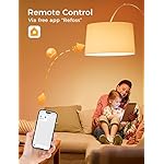 Refoss Smart Bulbs Works with Apple HomeKit, Color Changing Smart Wi-Fi Light Bulbs Compatible with Siri, Alexa and Google, A19 E26 Fitting, 2700K-6500K RGBWW Dimmable, 9W 810 Lumens, 2 Pack - Image 4